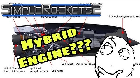 Simple Rockets 2 - SABRE Skylon SSTO Engine Speed Build