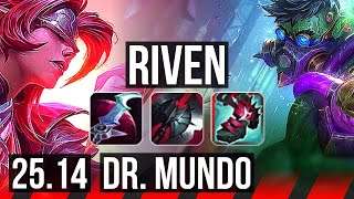 RIVEN vs DR. MUNDO (TOP) | 9/4/11 | EUW Master | 25.14