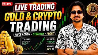 Live Crypto Trading | BITCOIN | GOLD Live Analysis | 23-May | Delta | #cryptolive |KAPIL VARSHNEY