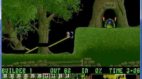 Lemmings 1 Fun Level 22  A Beast of a level.mpg