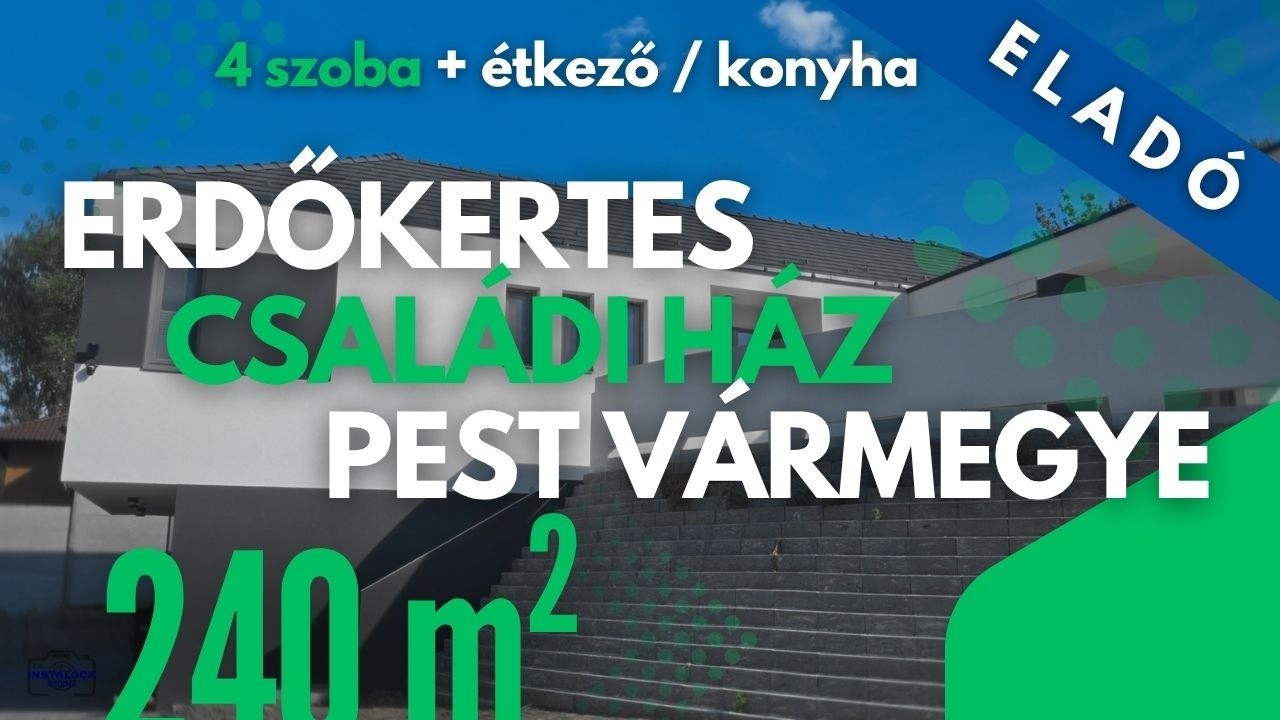 Ingatlanfilm — Erdőkertes, fantasztikus luxus családi ház