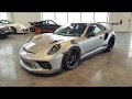 2019 Porsche GT3RS Coupe PDK 61 mi. GT Silver Met. Weissach Pack. Axle Lift. Full front Xpel Film