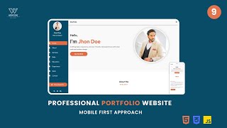Devfolio Portfolio Website | Skills Design (Part 9) | HTML CSS JavaScript