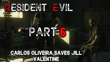 RESIDENT EVIL 3 REMAKE Gameplay Part 6 - (CARLOS SAVES JILL IN HOSPITAL)