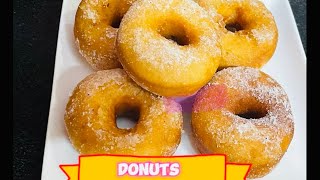 Homemade Donuts Recipe | Easy & fluffy donuts | डोनट्स रेसिपी | how to make donuts at home |