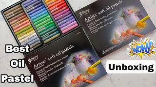 Unboxing | Gallery Artist Soft Oil Pastel Colors | Best Oil Pastel Colors For Painting screenshot 3