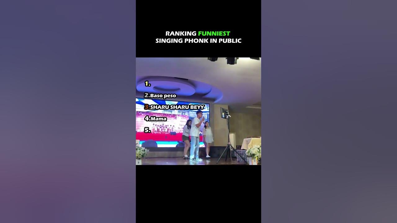 Ranking Funniest Singing Phonk in Public #phonk #funny #ranking #tiktok