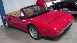 Ok, due to popular request here is the ferrari horn beep - courtesy of
our 9k miles 1989 monidal t cabriolet before it leaves us for its new
owner.