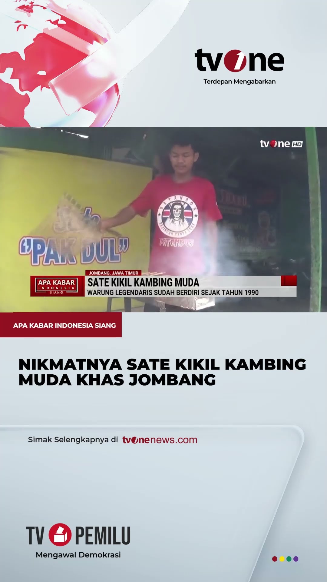 Sate Kikil Kambing Muda dengan Citarasa yang Autentik | tvOne