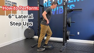 How to Perform: 6'' Lateral Step Ups by GoTherex | Personalized Training 17 views 1 month ago 1 minute, 25 seconds