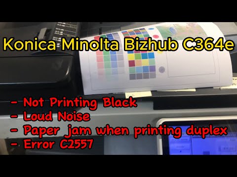 Konica Minolta Not Printing