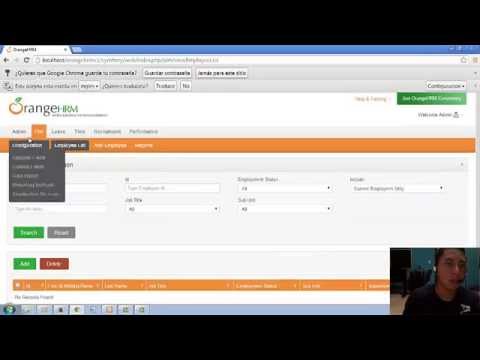OrangeHRM Guía de instalación de Web para Windowschrlyeslaley