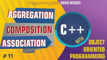 Association | Composition | Aggregation | OOP C++ | Tutorial 11