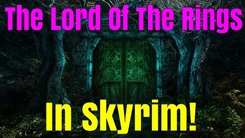 SKYRIM SPECIAL EDITION: Exploring The Mines of Moria! Ambushed by a Goblin army!