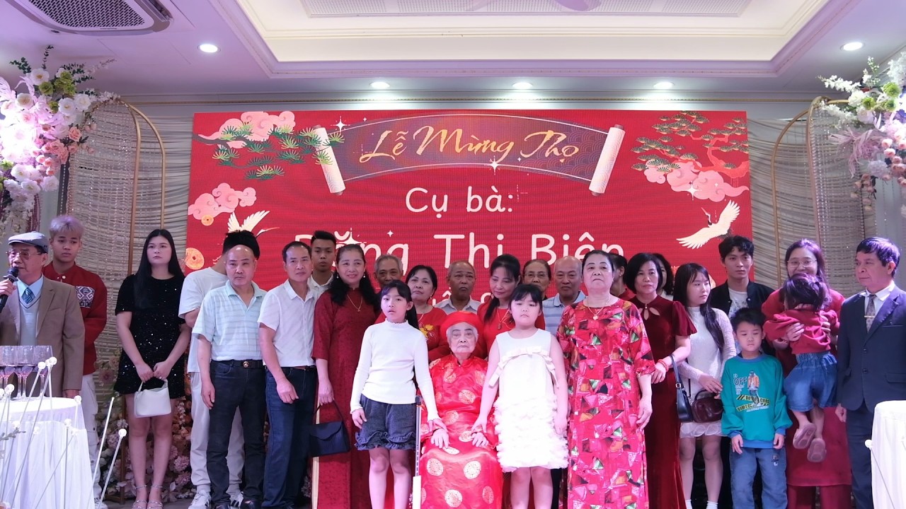 Lễ Mừng Thọ Cụ Bà Đặng Thị Biên Thượng Thọ 90 Tuổi