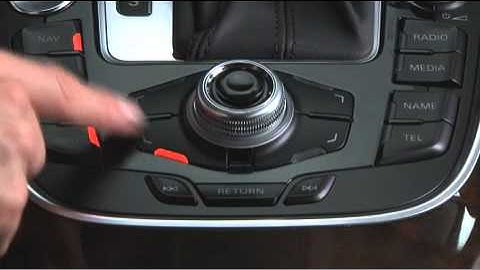 Audi A4 A5 Q5 Q7-  3rd Generation MMI Media Overview