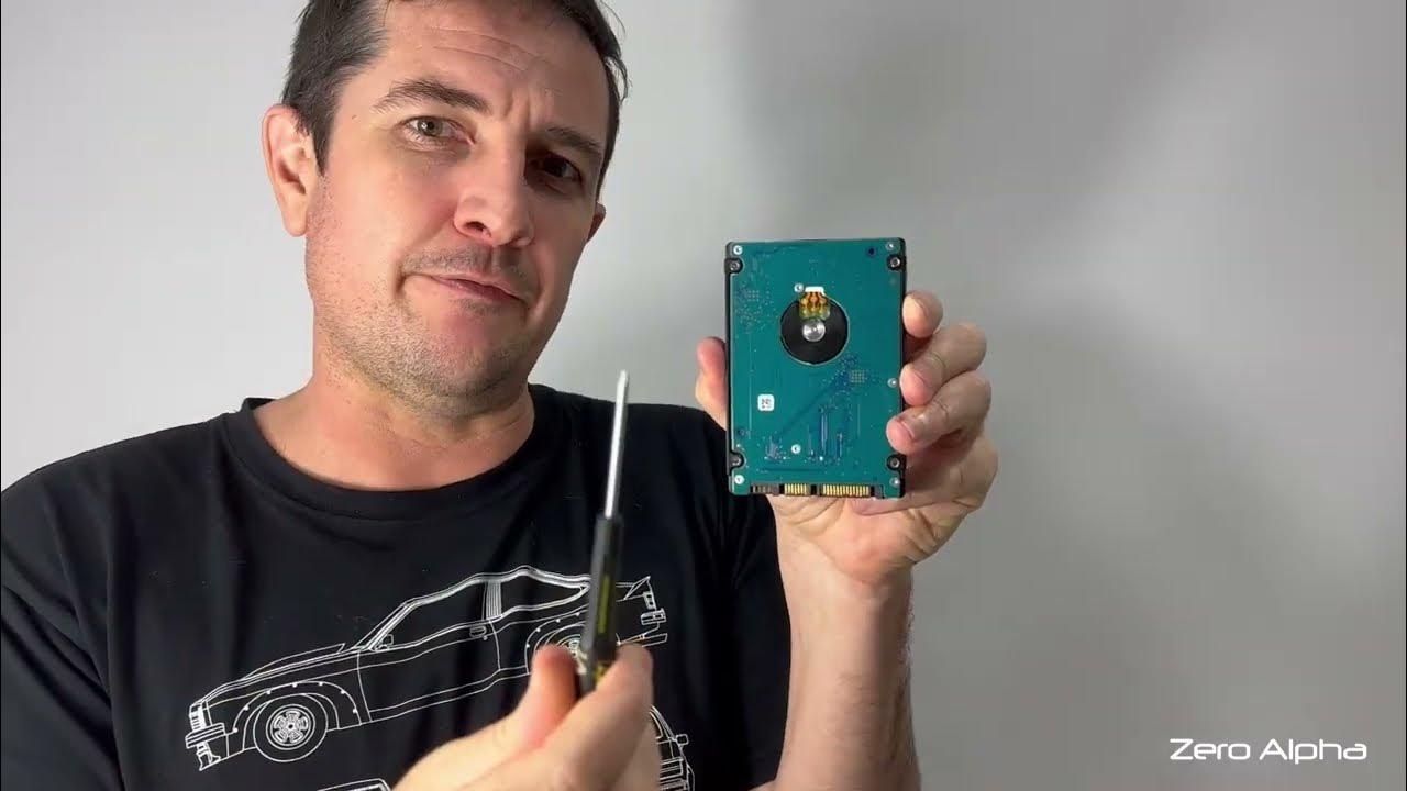 How to remove this super tight Seagate hard drive hidden screw YouTube