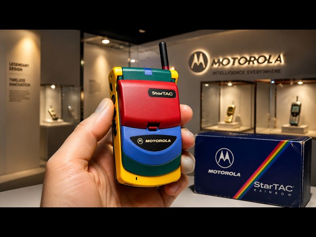 Motorola StarTAC Rainbow — The Rarest StarTAC Ever Made - YouTube