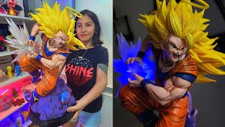 3D printing GIANT GOKU SS3 FIGURE + epic post processing (using Flashforge 5M PRO)