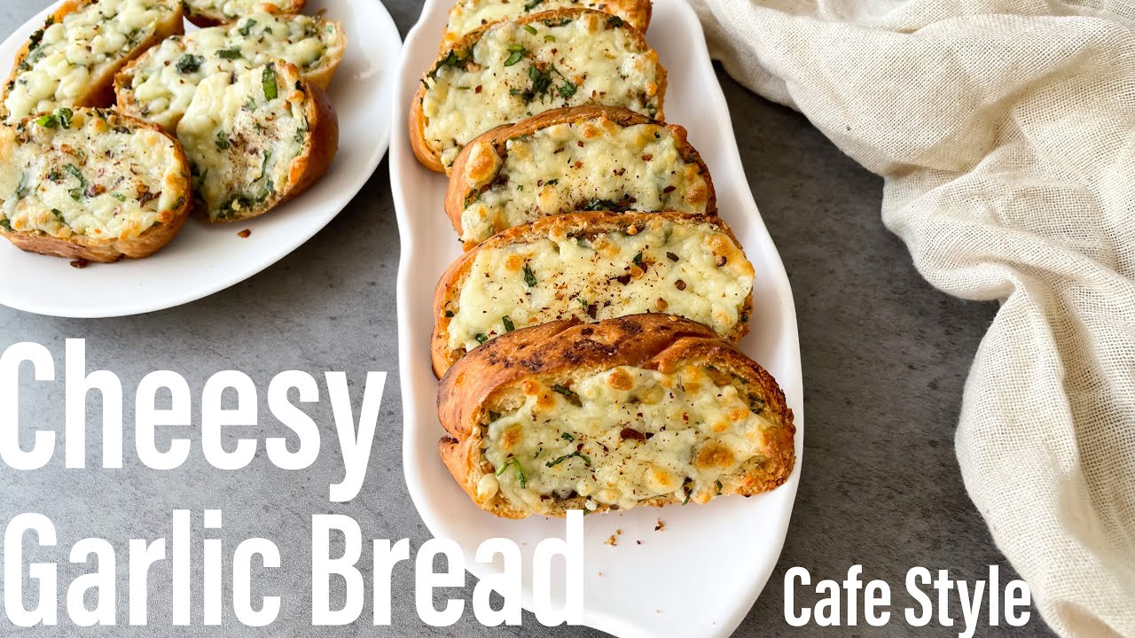 Cafe Style Garlic Bread Recipe | Garlic Bread In 2 Ways Oven & Without Oven | Cheesy Garlic Bread | Best Bites