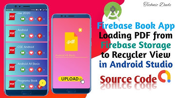 How to Retrieve PDF file from Firebase to RecyclerView and Display | eBook reader Android App