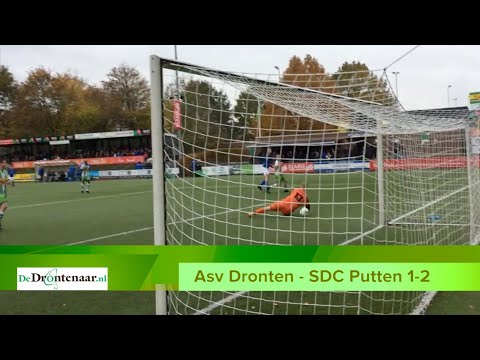 VIDEO | Uitgerekend Kevin van der Vlag velt namens SDC Putten het vonnis over Asv Dronten