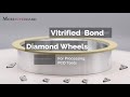 Vitrified Diamond Wheel for groove grinding of PCD tools