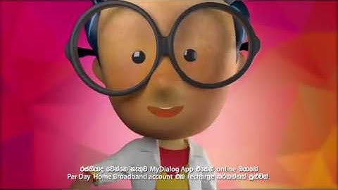 Per Day Home Broadband account එක MyDialog App එකෙන් online ලේසියෙන්ම  recharge කරගන්න.