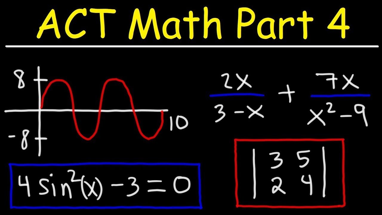 ACT Math Prep Part 4 - Membership - YouTube