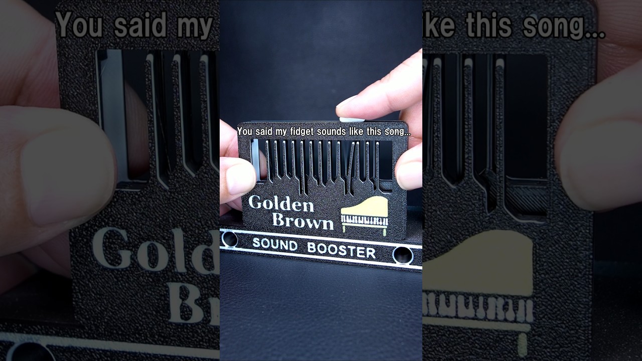 Golden Brown - The Stranglers 🎻 You Said My Fidget Sounds Like This Song... So I Tried!