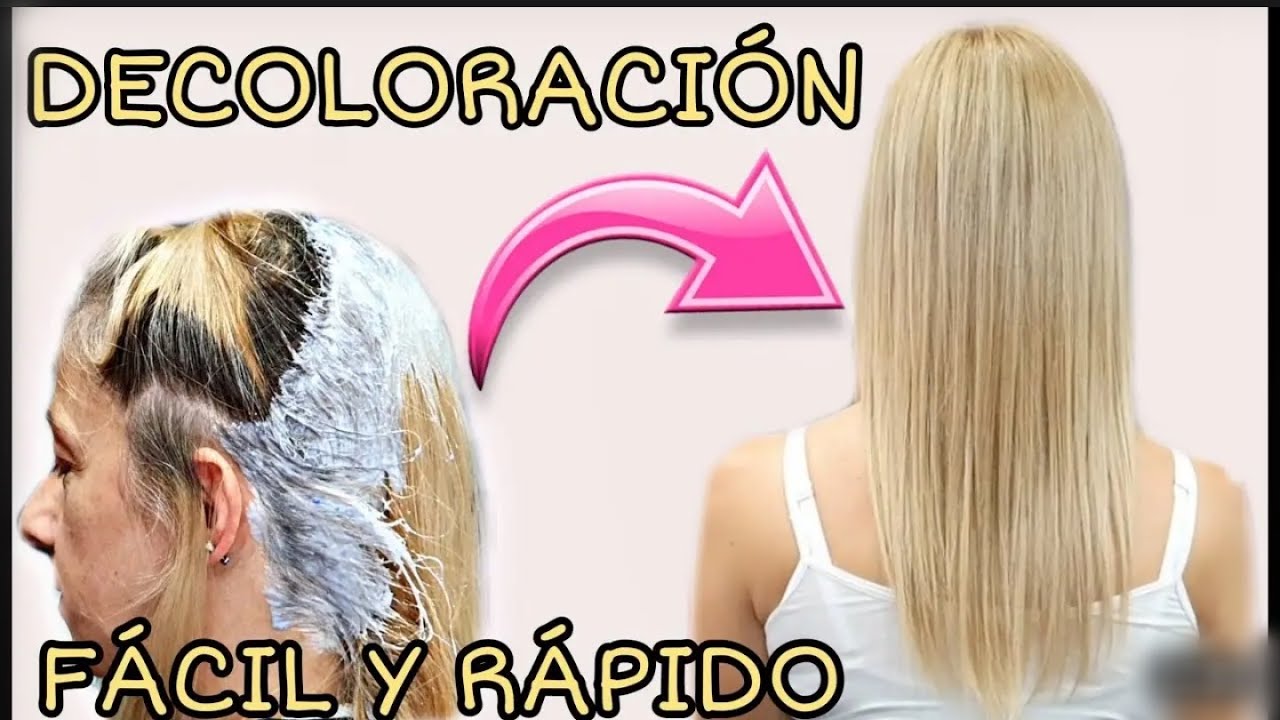 como hacer una DECOLORACIÓN y TINTE en crecimiento RUBIO CENIZA NACARADO