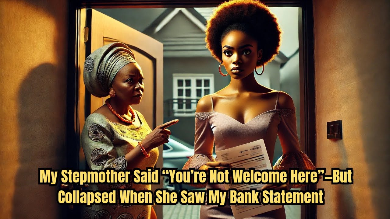 My Stepmother Said “You’re Not Welcome Here”—But Collapsed When She Saw My Bank Statement...#tales