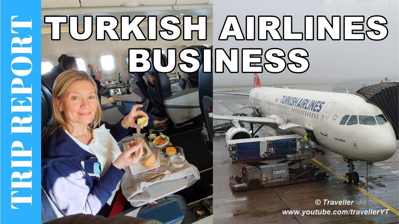 Tripreport TURKISH AIRLINES Business Class on a Medium-haul Flight - CPH to Istanbul Airport - YouTube