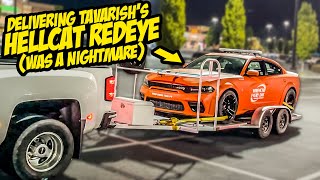 Delivering Tavarish's Charger Hellcat Redeye Was A Nightmare (But We SAVED ROADKILL!)