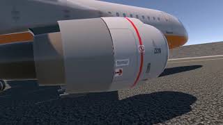 VR Plane Engine Animations