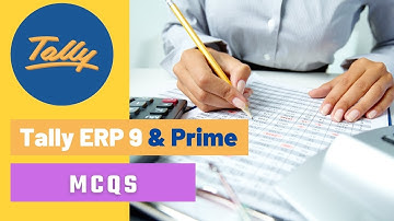 Tally MCQ,  Tally ERP 9 Important Question & Answers | Anil Computers Udaipur