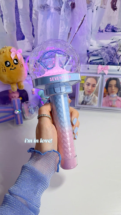unboxing SEVENTEEN 10th Anniversary Light Stick! 💎🎀 #seventeencarat #svtcarat #svt #kpoplightstick