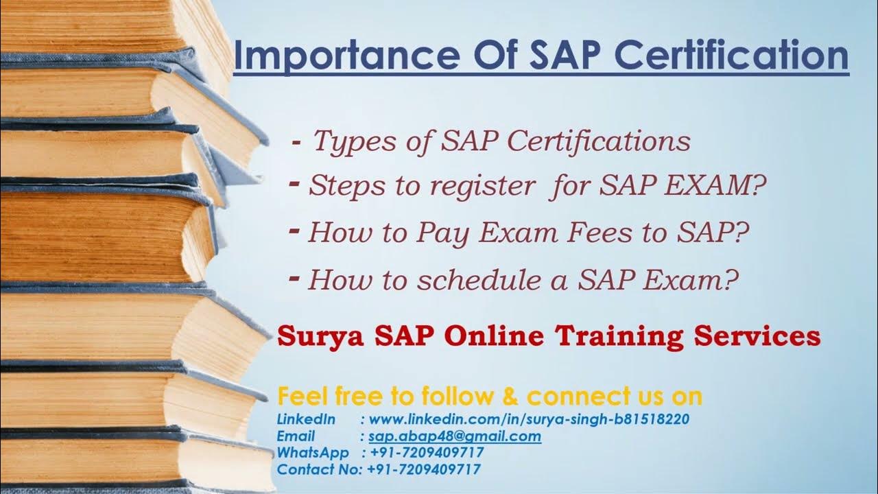 SAP ABAP What is SAP Certification and why it is important? YouTube