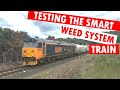 On test at the severn valley railway  the smart weed system train