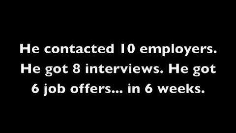 The Guerrilla Job Search in 40 Seconds