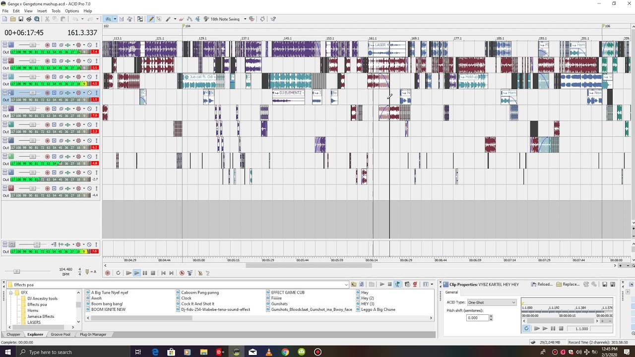 Sony Acid Scratches showcase . (Gengetone x Genge mashup)