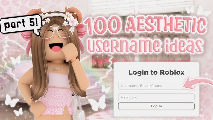 Create Your Own Aesthetic Roblox Username!  Usernames for instagram,  Instagram username ideas, Aesthetic usernames