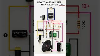 TDA2030 Powerful Amplifier Circuit 🔥 Easy DIY Audio Amplifier#TDA2030 #Amplifier #DIYAmplifier