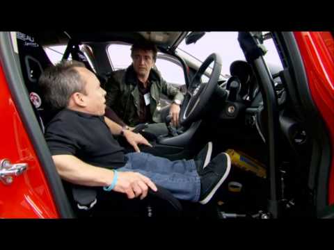 Top Gear - Richard Hammond Uses Pringles As A Clutch Pedal Extension For Warwick Davis