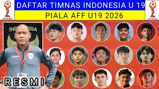 RESMI 7 PEMAIN DIASPORA DI PANGGIL ❗inilah daftar skuad timnas indonesia u19 di piala AFF u19 2026