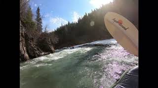 Canyon Creek and Sixmile Creek (First Canyon) at 1,200 cfs