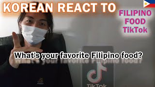 Korean REACT to Filipino food TikTok