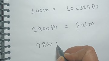 How to convert Pascal to atmosphere||