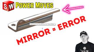 We CAN NOT MIRROR this sheet metal part!!!