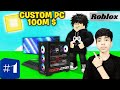 I Spend 500$ For A Beast PC In Roblox| Part-1 miny fleet